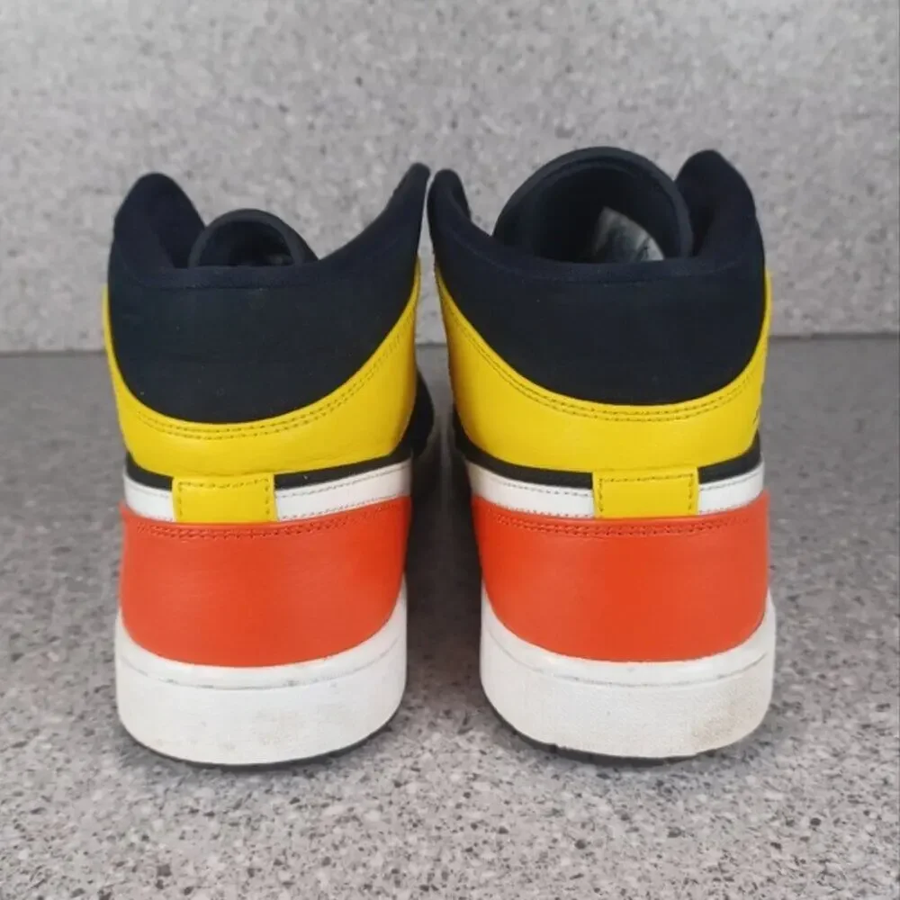 Copied - Nike Air Jordan 1 Mid Amarillo Orange Sneakers Men's Size 12 Shoes